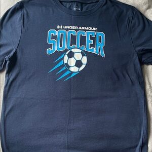 Under Armour Dark Blue Soccer Tee